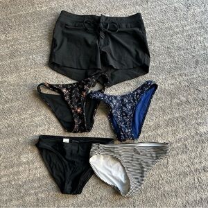 Madewell PacSun Aerie Lot of 5 Bikini Swim Bottoms XS